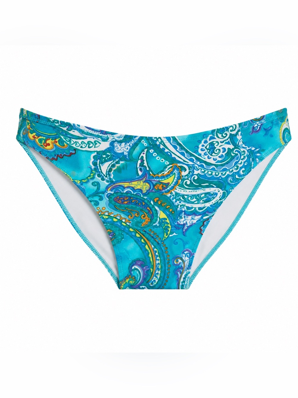 Lauren Ralph Lauren Paisley Bikini Bottoms Blue Multicolor Size 14